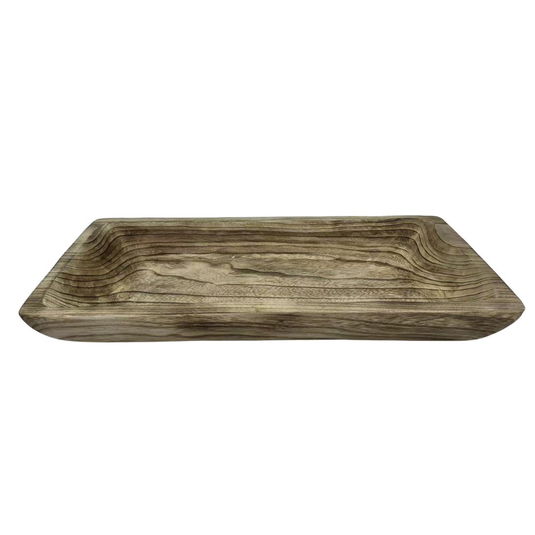 קערה מלבנית עץ 75*75*10 Y.C.025950