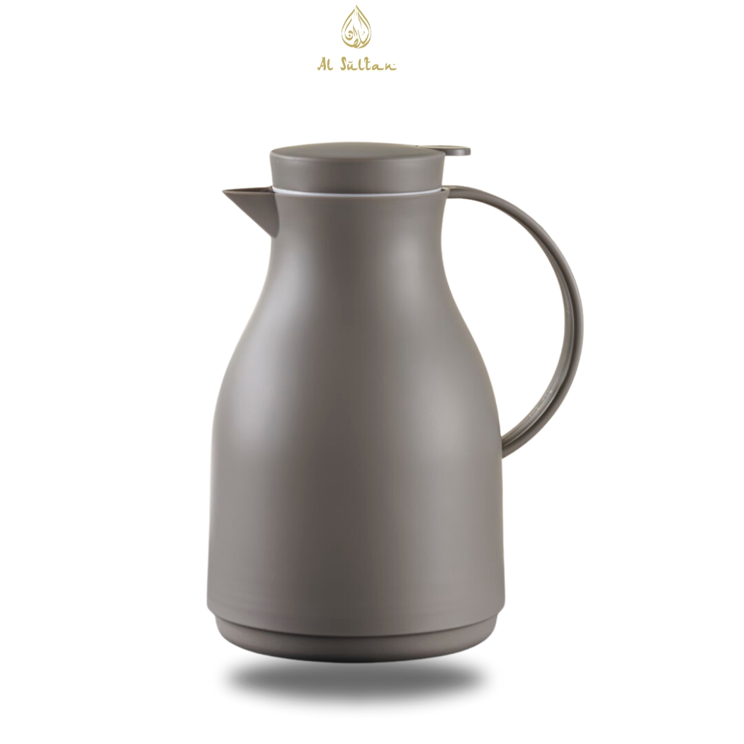 טרמוס פלסטיק אפור 1 ליטר 024359 AL-SULTAN Y.C