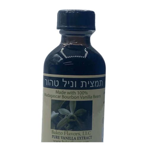 BAKTO FLAVORS תמצית וניל טהור 59מל 
