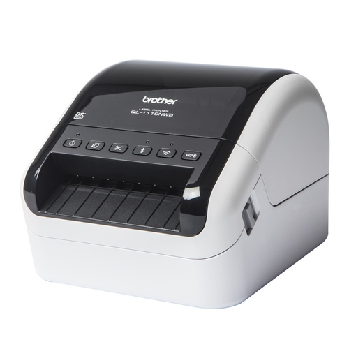 מדפסת מדבקות אלחוטית למשלוחים ולהדפסת ברקודים Brother QL-1110NWB