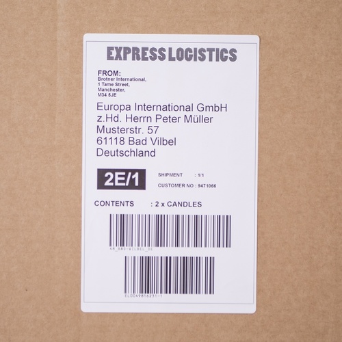 מדפסת מדבקות אלחוטית למשלוחים ולהדפסת ברקודים Brother QL-1110NWB