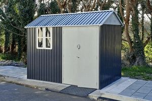 מחסן מתכת מיוחד עם חלונות 3.02X1.72X2.29 עובי דופן כפול, דלתות בצד דגם SD-XF610-AP