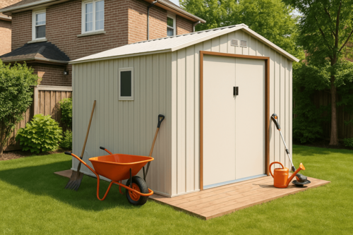 מחסן מתכת פרמיום דגם 2.13X3.19 Garden  T710