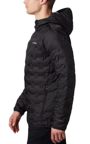 מעיל פוך לגברים Delta Ridge Down Hooded Black