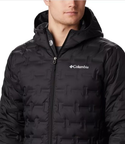 מעיל פוך לגברים Delta Ridge Down Hooded Black