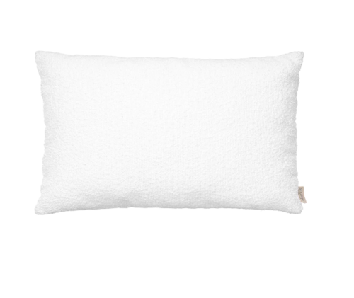 כרית מילוי נוצות 30X50 לבן BOUCLE Cushion Lily White