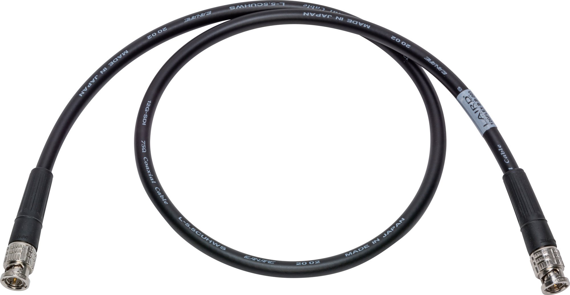 כבל קואקסיאלי גמיש 12G ( BCP-D55UHW ) Canare L-5.5CUHWS