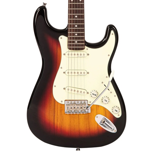 זוית נוספת Vintage V60 Coaster Series Electric Guitar ~ 3 Tone Sunburst