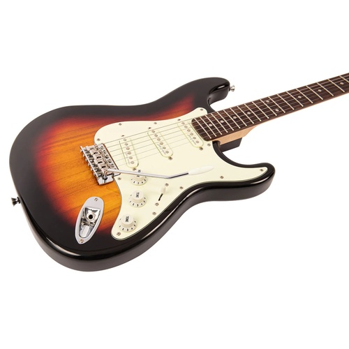 זוית נוספת Vintage V60 Coaster Series Electric Guitar ~ 3 Tone Sunburst