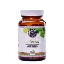 פסיפלורה | מכיל 90 כמוסות צמחיות | תוסף תזונה | כשר פרווה |  דר. גרין | Dr. Green