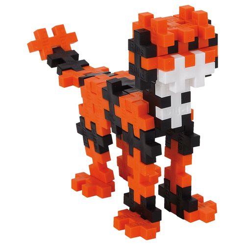 משחק הרכבה 100 חלקים קטנים במארז צינור רב פעמי - נמר