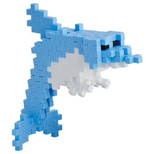 משחק הרכבה 100 חלקים קטנים במארז צינור רב פעמי - דולפין