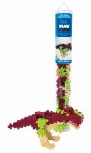 משחק הרכבה 100 חלקים קטנים במארז צינור רב פעמי - טי רקס