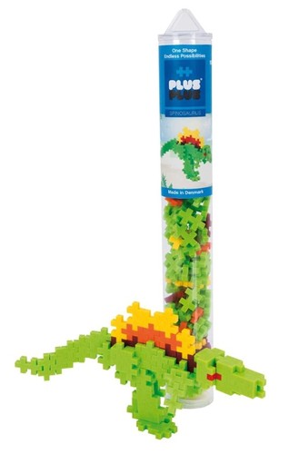 משחק הרכבה 100 חלקים קטנים במארז צינור רב פעמי - דינוזאור