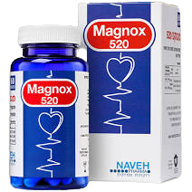 מגנוקס 520 | 60 כמוסות |  נוה פארמה | NavehPharma