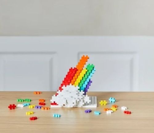 משחק הרכבה 240 חלקים קטנים במארז צינור רב פעמי - קשת