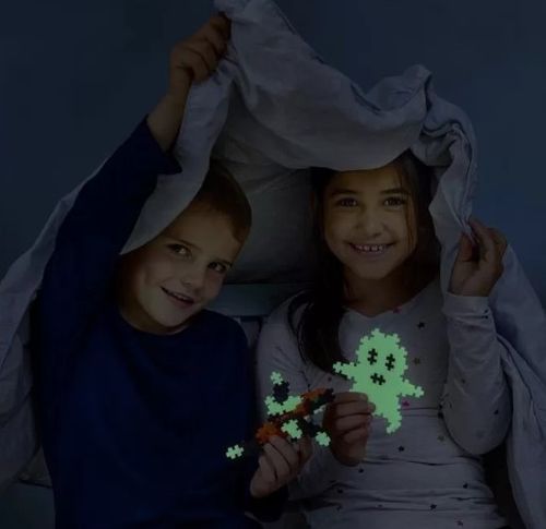 משחק הרכבה 240 חלקים קטנים במארז צינור רב פעמי - זוהר בחושך