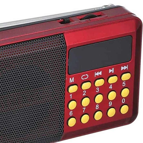 מיני רדיו טרנזיסטור דיגיטלי AM | FM נטען