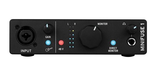 כרטיס קול מקצועי Arturia Minifuse 1 בצבע שחור