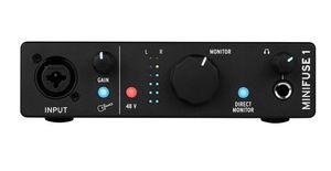כרטיס קול מקצועי Arturia Minifuse 1 בצבע שחור