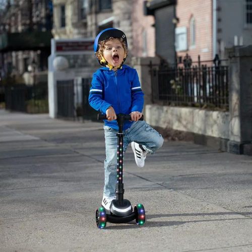 קורקינט 3 גלגלים עם אורות לד - COOL