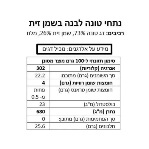 אורטיז טונה לבנה בשמן זית