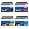 סט טונרים מקוריים Brother TN-248XL - M/C/Y/BK