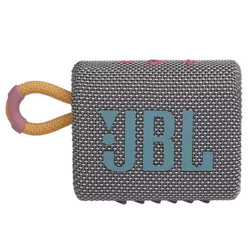 רמקול נייד JBL Go 3 אפור (יבואן מקביל)