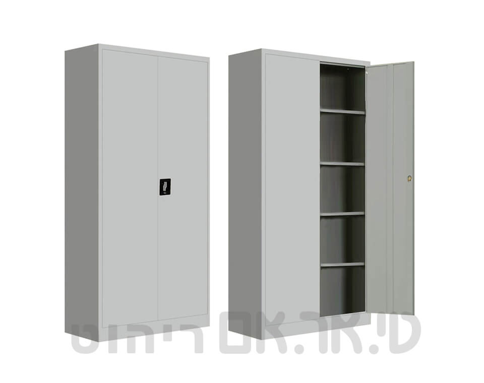 ארון מתכת משרדי אפור RAL7035 צוקל