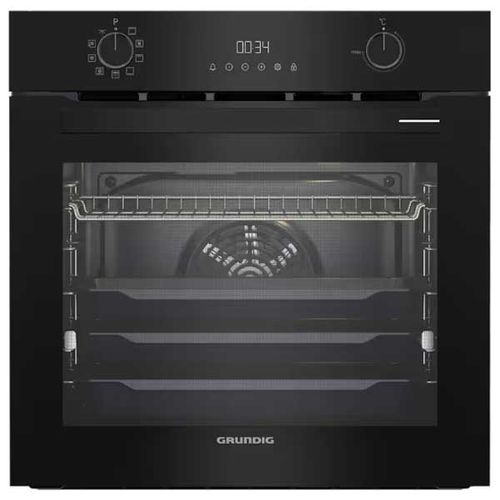 תנור בנוי Grundig GEBM12300B זכוכית שחורה