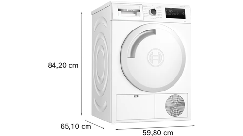 מייבש כביסה פתח קידמי Bosch WTN83202GB ‏8 ‏ק