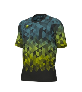 חולצת ריצה גברים ALE RUNNING LIGHT JERSEY  צבעוני אריג דקיק  מנדף ואוורירי מאוד