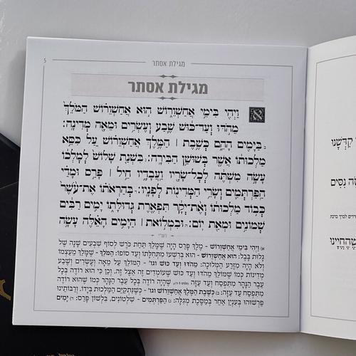 מגילת אסתר - דגם ברקים