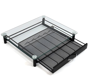 ארגונית מגירה לקפסולות קפה Glass Coffee Box