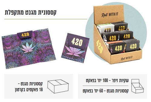 קססונית נייר עם מגנט