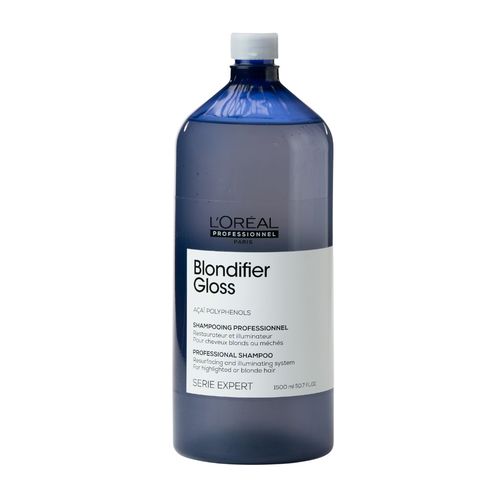 שמפו בלונדיפייר גלוס משקם ומעניק ברק לכל סוגי הבלונד L`OREAL לוריאל 1500 מ
