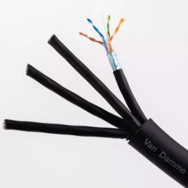 כבל מולטי רשת Van Damme Tourcat series 4 x Cat 6A F/UTP