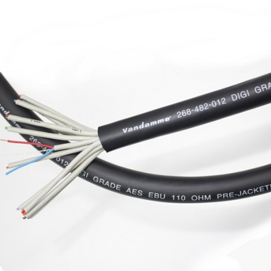 מולטי כבל Van Damme Digitour AES/EBU & DMX 12 pair multicore