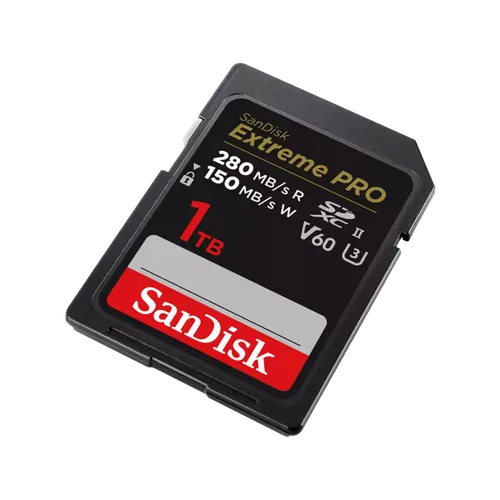 כרטיס זיכרון SanDisk 1TB Extreme PRO V60 UHS-II SD