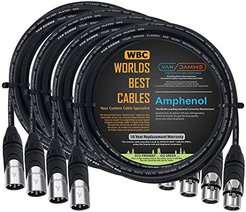 כבל מיקרופון XLR באורך 5מ