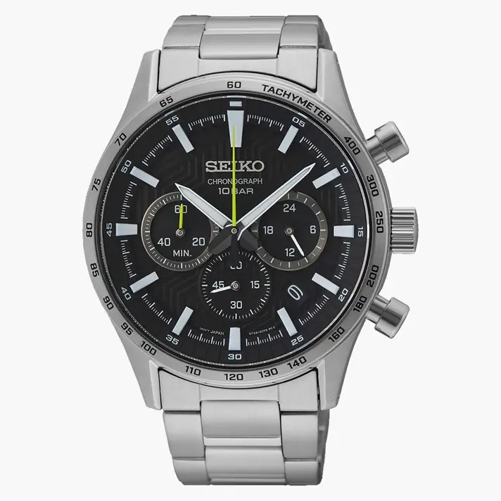 שעון SEIKO כרונוגרף לגבר 43 ממ