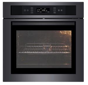 תנור אפייה בילד אין דגם OVT160 נירוסטה מושחרת LyVent 