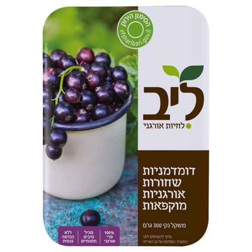 דומדמניות שחורות אורגניות קפואות