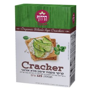 קרקר מקמח שיפון מלא אורגני