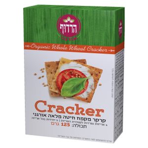 קרקר מקמח חיטה מלאה אורגני