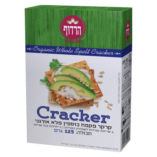 קרקר מקמח כוסמין מלא