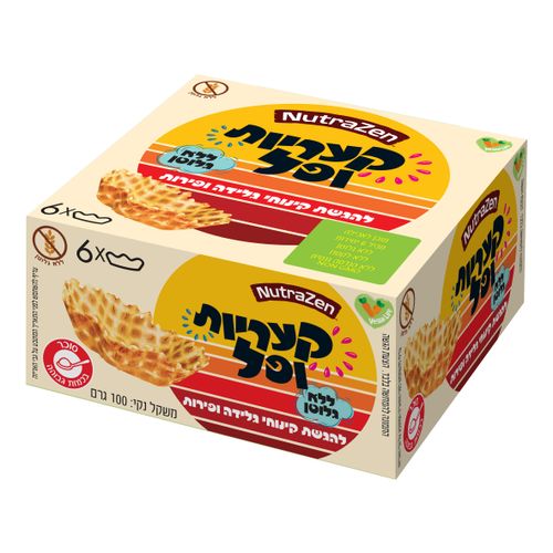 קעריות ופל ללא גלוטן 6 יח' - נוטרה זן