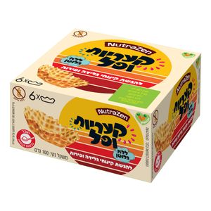קעריות ופל ללא גלוטן 6 יח