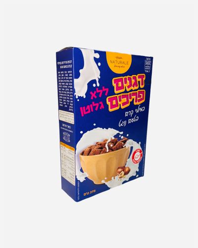 דגנים פריכים במילוי קרם בטעם נוגט ללא גלוטן