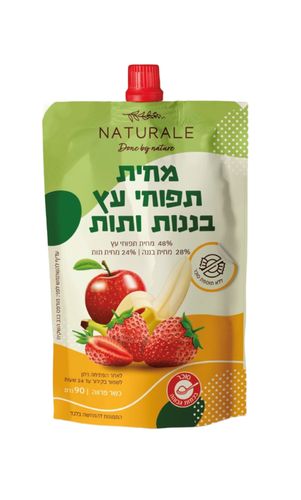 מחית תפוח עץ בננה ותות